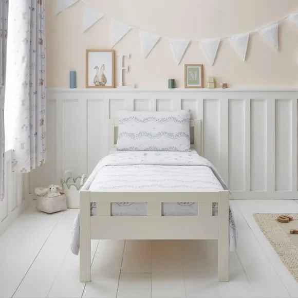Soft Bunnies Duvet Cover & Pillowcase Set - Pale Pink, Cotton alternate view