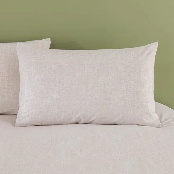 Grayson Duvet Cover Set with Pillowcase - Pale Taupe alternate view