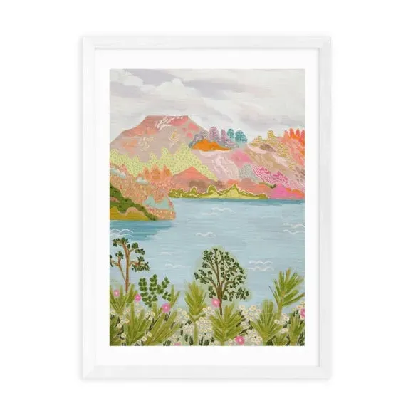 Landscape Wall Print - Multicolor, Paper by Dunelm, image 2