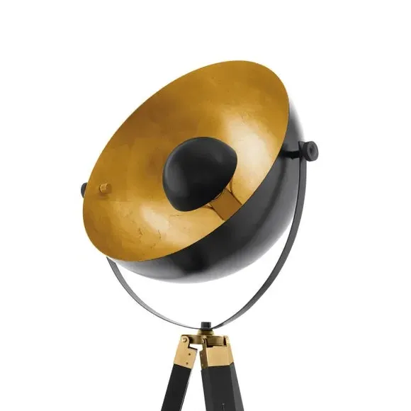 Covaleda Uplighter Tripod Floor Lamp - Black alternate view