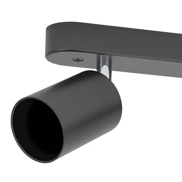 EGLO Reciso-E 2-Light Semi Flush Spotlight Bar - Black, Steel alternate view