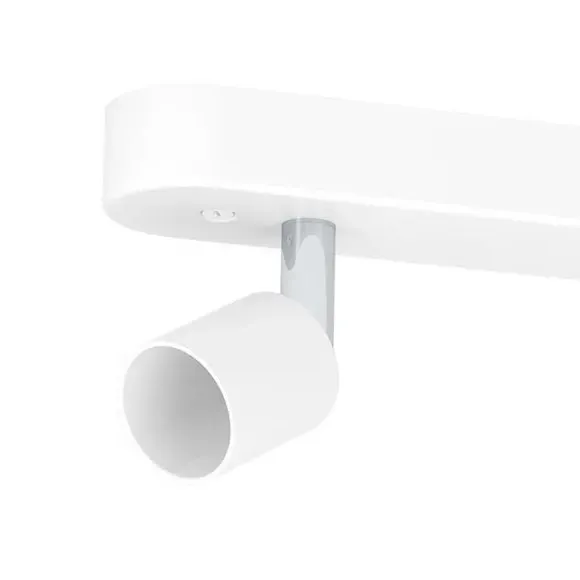 EGLO Stecci-E 2 Light Semi Flush Spotlight Bar - White alternate view