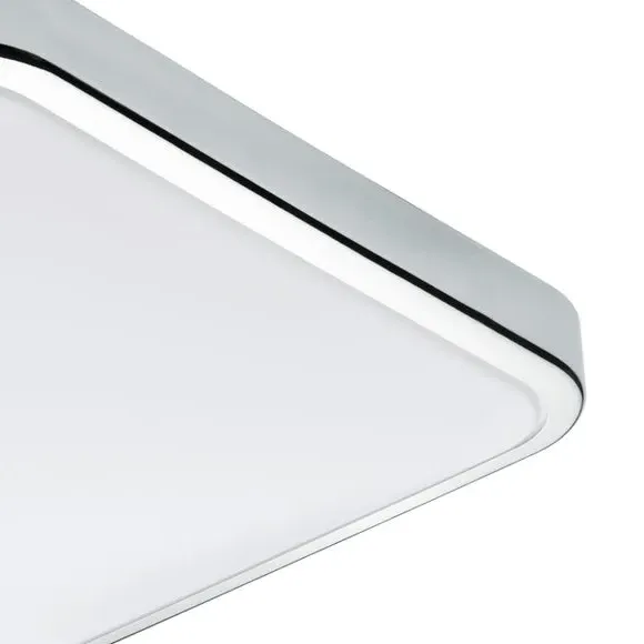 Manilva LED Square Flush Wall & Ceiling Light - Chrome alternate view