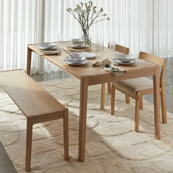 Dining Chair with Cushioned Seat - Light Oak alternate view