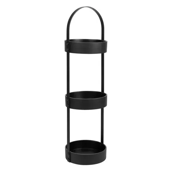 3-Tier Storage Caddy - Matt Black alternate view