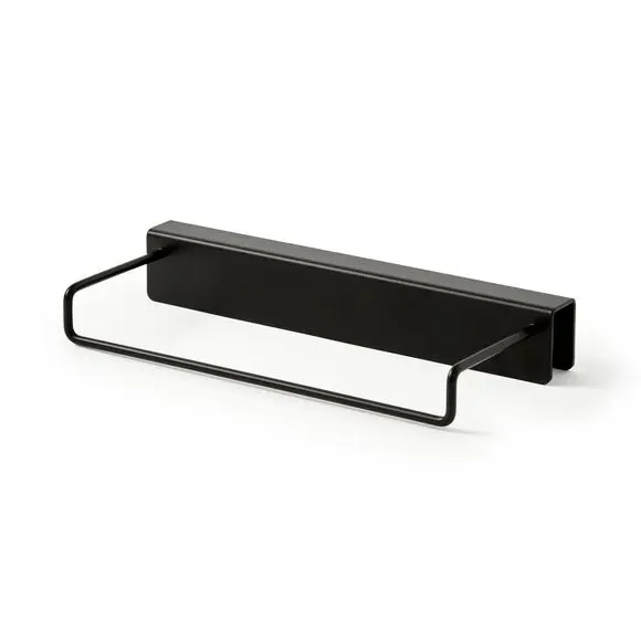 Towel Rail - Black, Metal by Dunelm, image 3