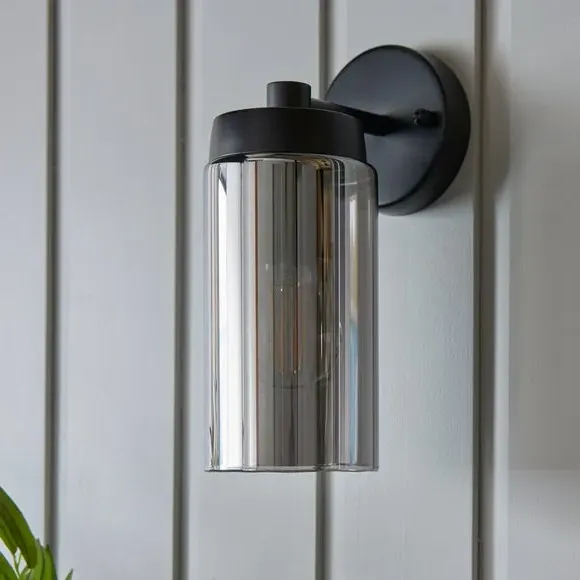 Ellison Outdoor Wall Light - Smoke Grey alternate view
