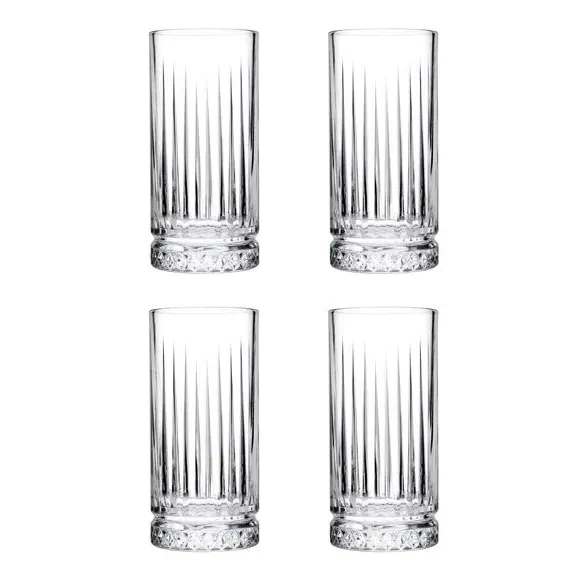 Elysia Set of 4 Long Glasses - Clear