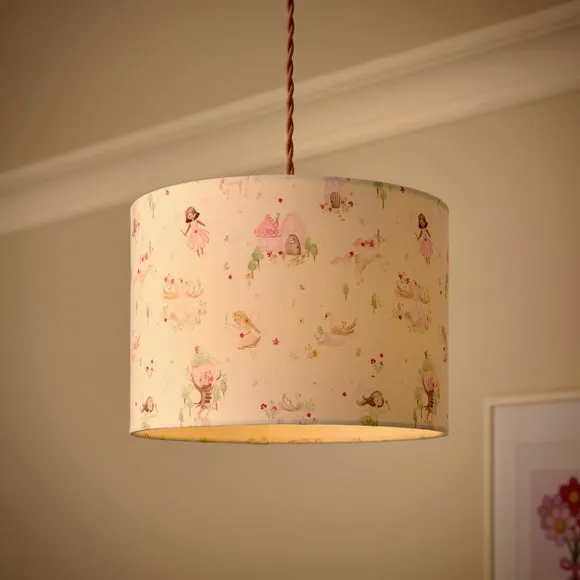 Enchanted Fairies Easy Fit Lamp Shade - Pink alternate view