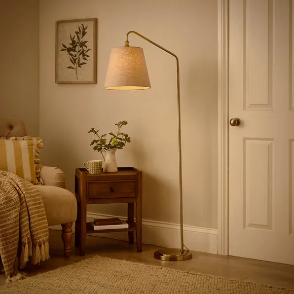 Enid Arc Floor Lamp - Gold alternate view