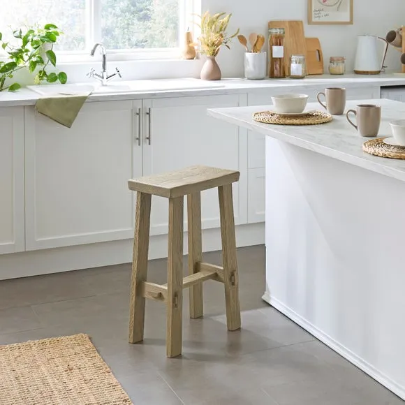 Enola Counter Height Barstool - Rustic Oak product
