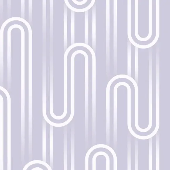 Geometric Wallpaper Removable - Purple alternate view