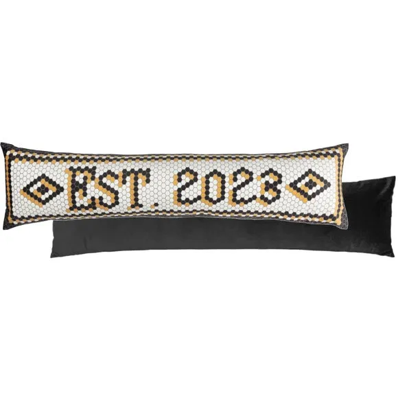 Draught Excluder with Hexagonal Print - Multicolor alternate view