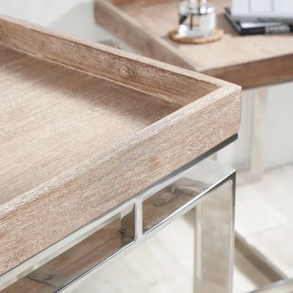 Console Table with Antique Finish - Natural alternate view