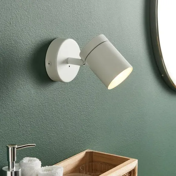 Falco Industrial Bathroom Wall Light - White product