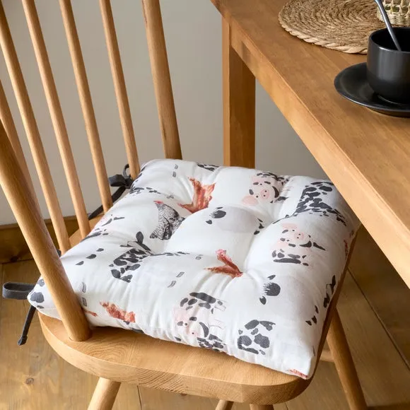 Farm Animal Seat Pad - Multicolor, Cotton product
