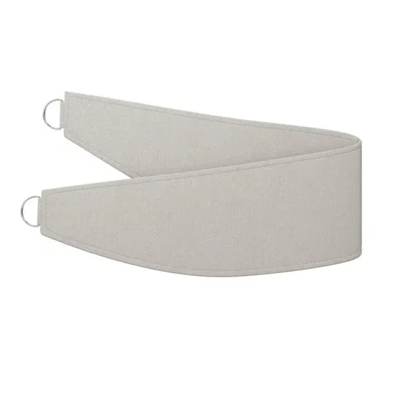Fire Retardant Curtain Tieback - Ecru, Fabric alternate view