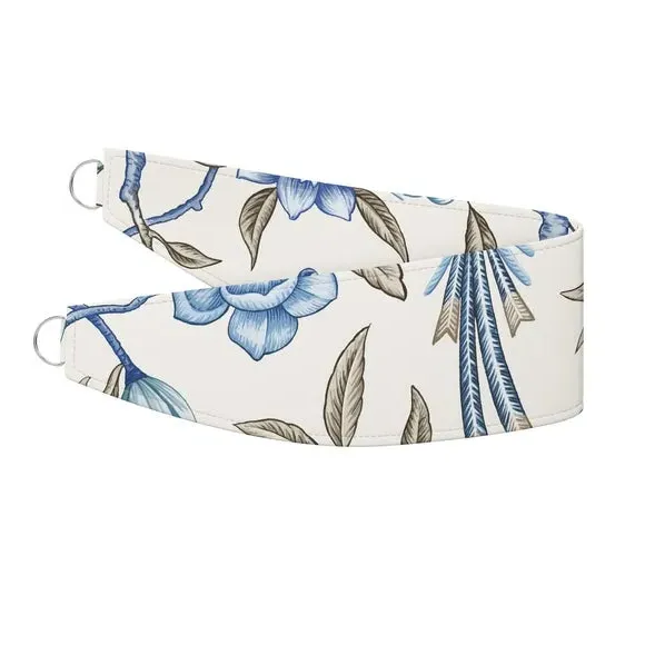 Fire Retardant Curtain Tieback - Lapis, Fabric alternate view