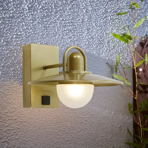 FlexiCell Troy Outdoor Wall Light with PIR Sensor - Bronze alternate view