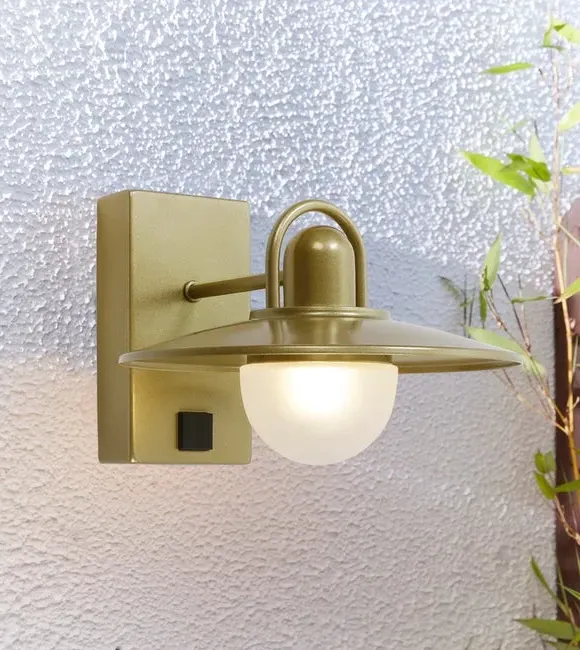 FlexiCell Troy Outdoor Wall Light with PIR Sensor - Bronze product