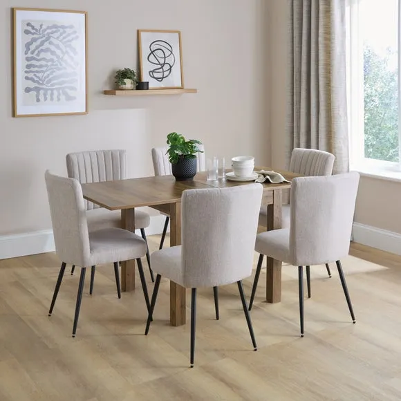 Flip Top Dining Table - Pine, Oak-Effect alternate view