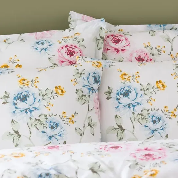 Floral Duvet Cover Set - Multicolor, Cotton Blend alternate view