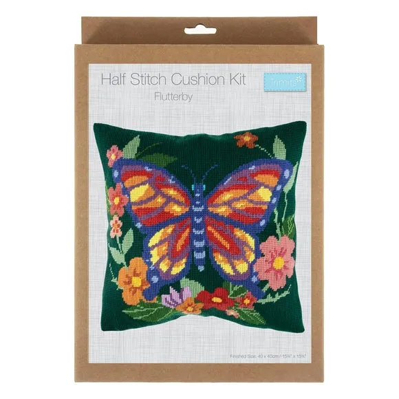 Half Stitch Cushion Kit - Multicolor, Cotton alternate view