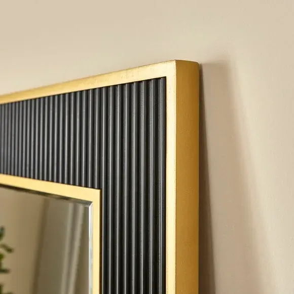 Full Length Leaner Mirror - Black alternate view
