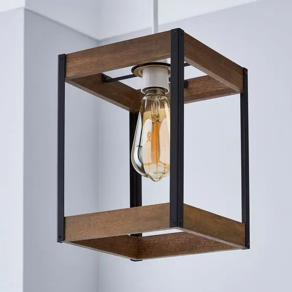 Fulton Easy Fit Pendant Shade - Pine alternate view