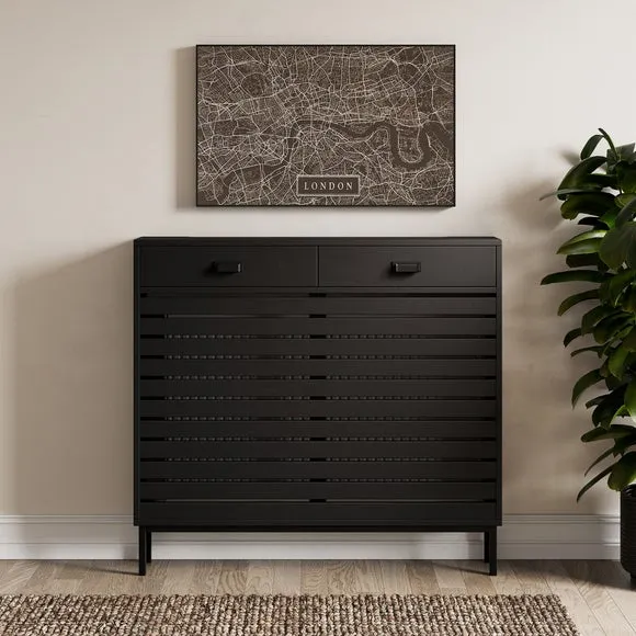 Fulton Radiator Cover with Storage - Black product