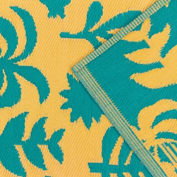 Marula Indoor Outdoor Rug - Yellow, Polypropylene alternate view