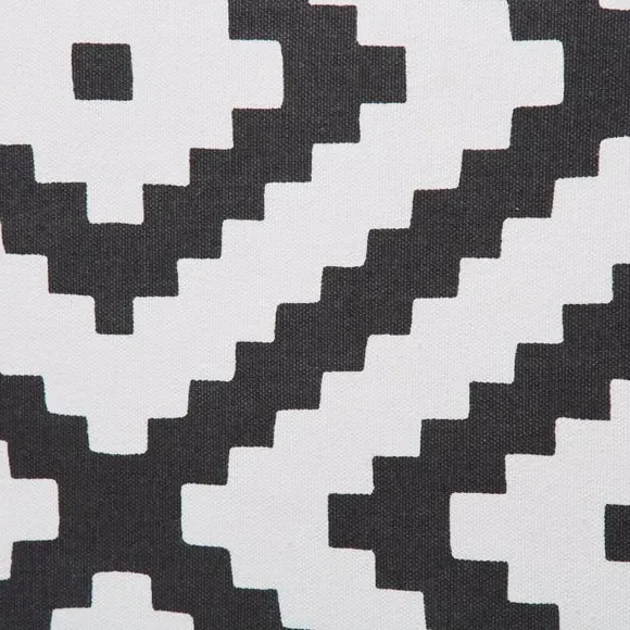Floor Cushion with Handle - Black, Cotton alternate view