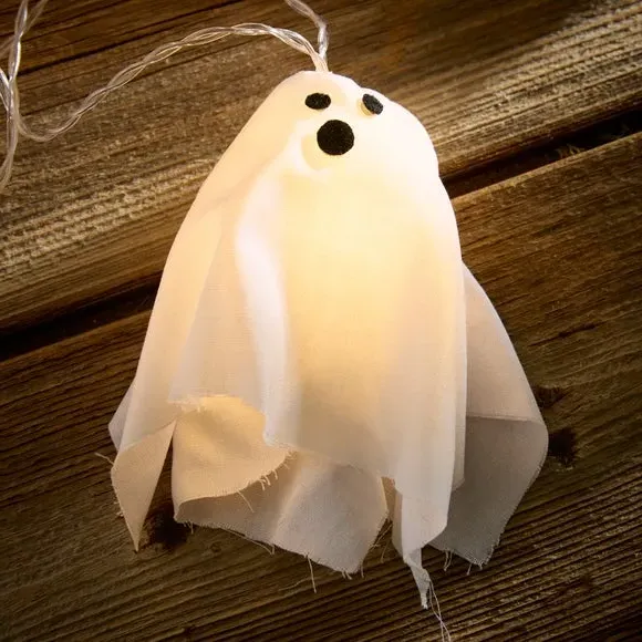 Ghost String Lights 10-Count - White alternate view