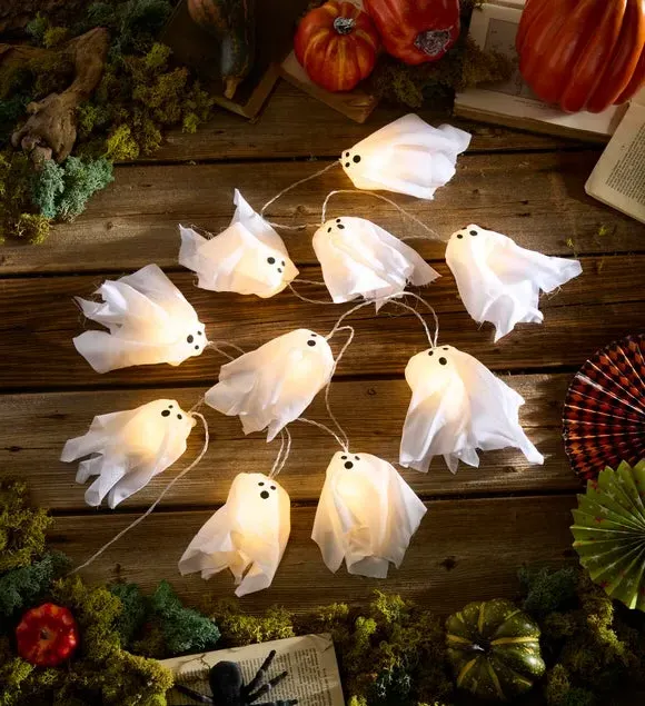 Ghost String Lights 10-Count - White product