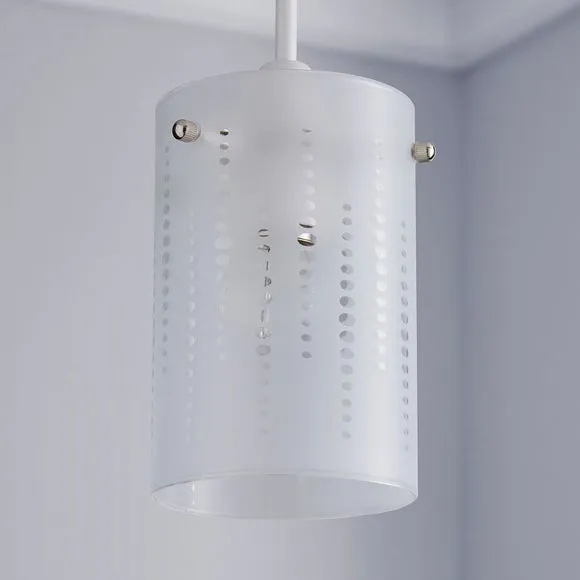 Grayson Dot Glass Easy Fit Pendant Shade - Clear alternate view