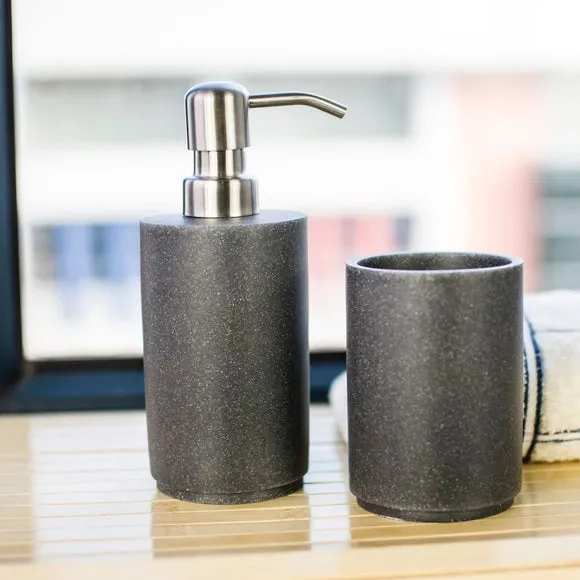 Soap Dispenser with Pump - Grey, Resin alternate view