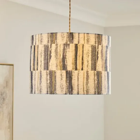 Greyson Drum Lamp Shade Easy Fit - Grey product