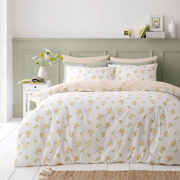 Hailey Ditsy Duvet Cover and Pillowcase Set - Rich Vanilla product