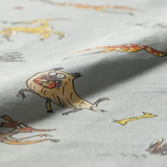 Happy Hounds Made to Measure Roman Blind - Multicoloured, Cotton alternate view