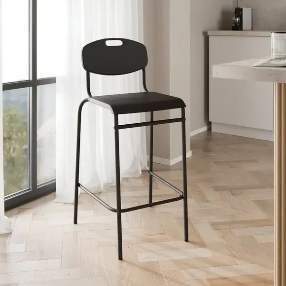 Hardy Stacking Barstool - Black