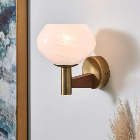 Hartford Alabaster Wall Light - Brass product