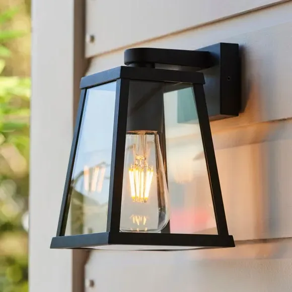 Hatton Industrial Outdoor Wall Light - Black product