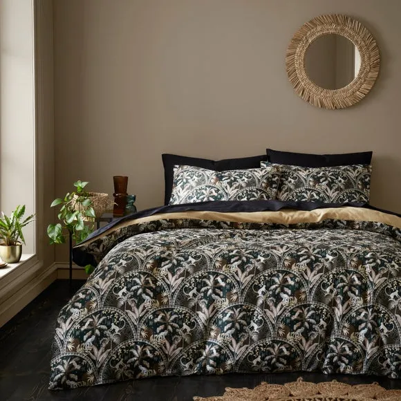 Havana Nights Duvet Cover & Pillowcase Set - Brown, Cotton Sateen product