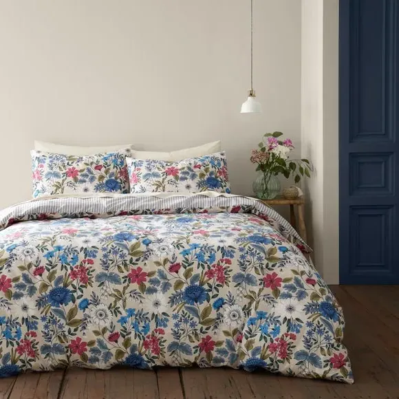 Hayes Floral Duvet Cover & Pillowcase Set - Pink, Cotton product