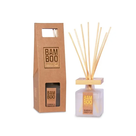 Reed Diffuser Bamboo & Ginger Lily - Clear Glass alternate view