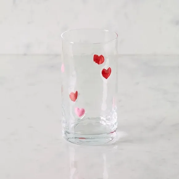 Heart Highball Glass - Multicolor, Soda Glass product