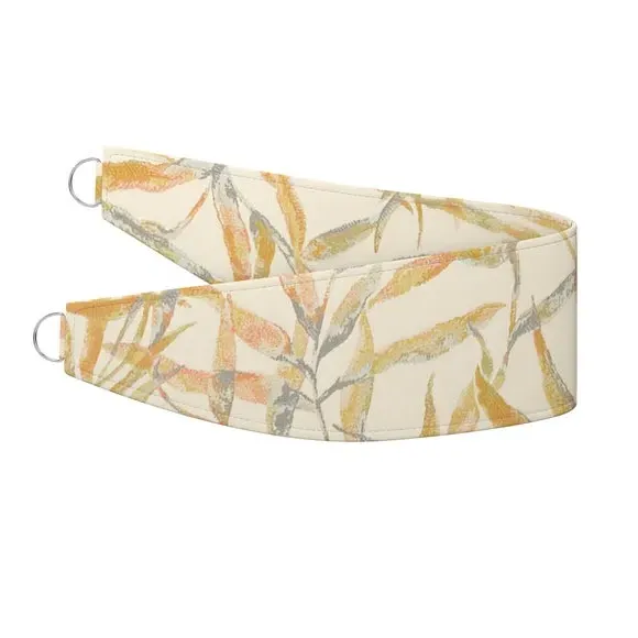 Leaf Design Curtain Tieback - Apricot, Fabric alternate view