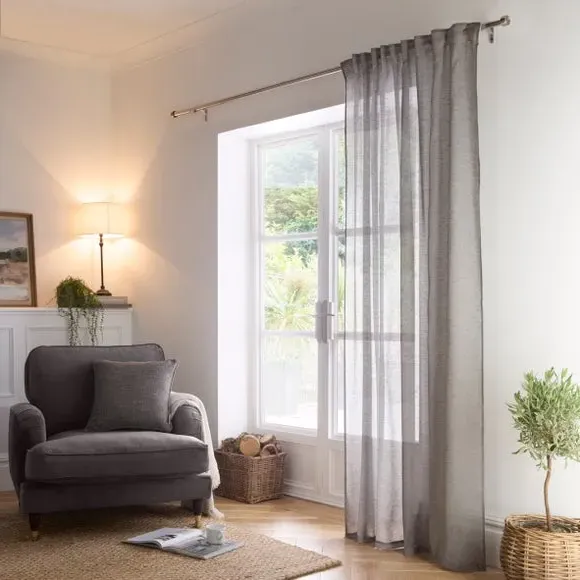Herringbone Voile Panel Multiway - Steel, Polyester alternate view