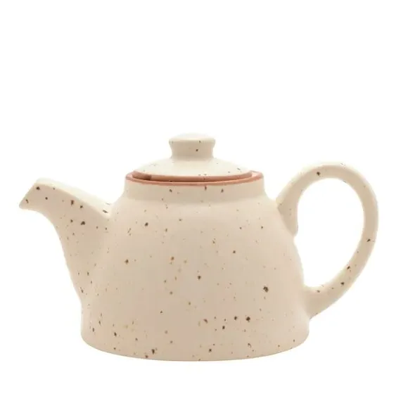 3-Piece Tea Set - White, Stoneware alternate view