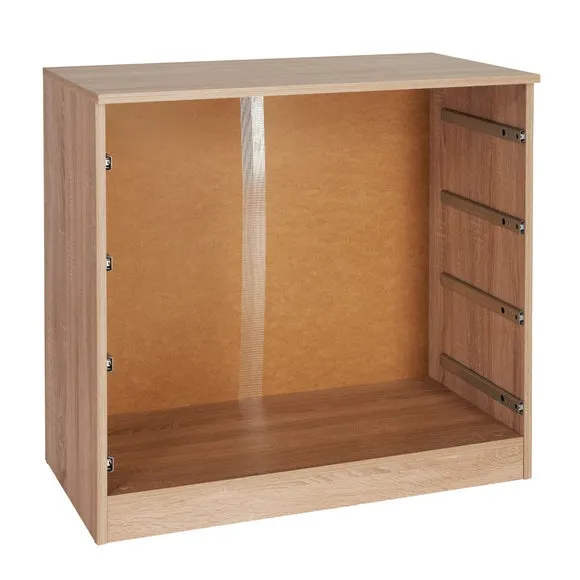 4-Drawer Chest of Drawers - Natural, Oak alternate view
